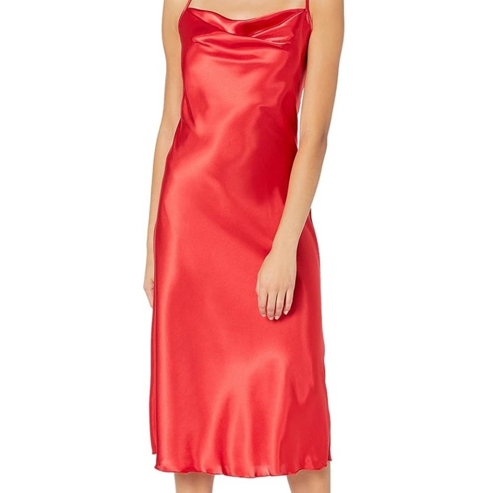 Bebe Satin Slip Dress